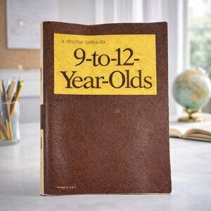 A Doctor Talks To 9-To-12-Year-Olds Paperback Book 1961 Caroline Weiss Printed I